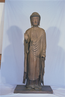 木造薬師如来立像の画像