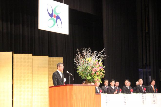 中野理宇陀市副市長より開式の辞の画像
