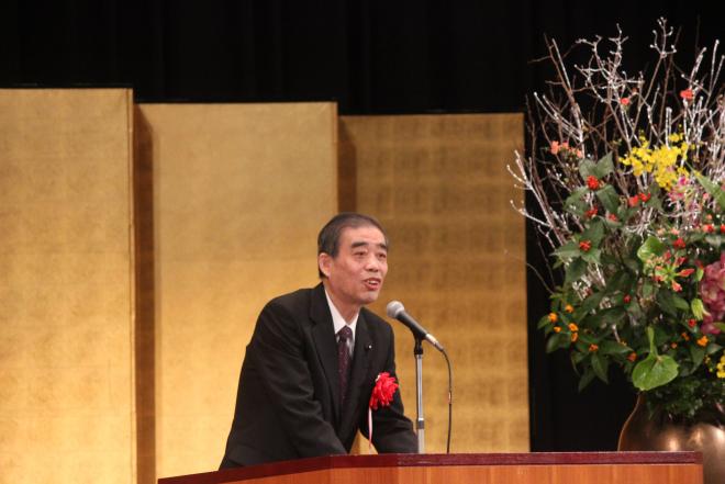 中村昭奈良県議会議長様よりご祝辞の画像