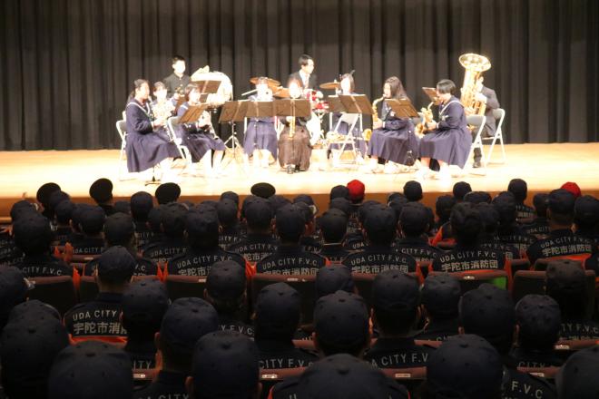大宇陀中学校吹奏楽部演奏の画像