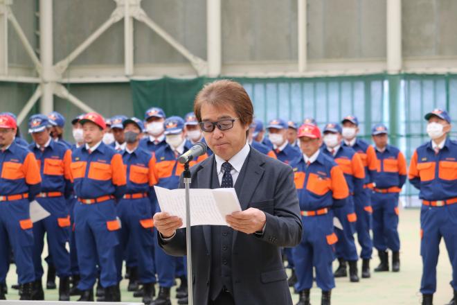 退団者代表謝辞画像