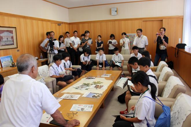市長との懇談風景の画像