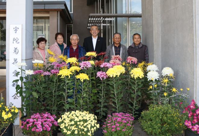 菊寄贈