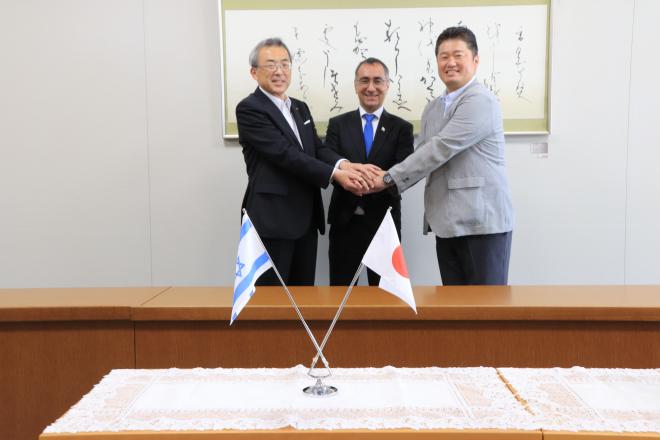 イスラエル大使宇陀市表敬訪問