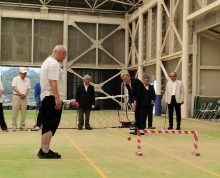 宇陀市老人クラブ連合会ゲートボール大会