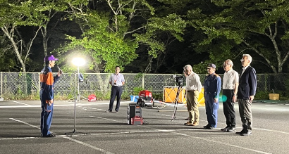 室生消防団操法大会訓練激励