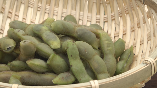 黒枝豆の塩ゆでの画像