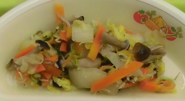 白菜の柚子香り和えの画像