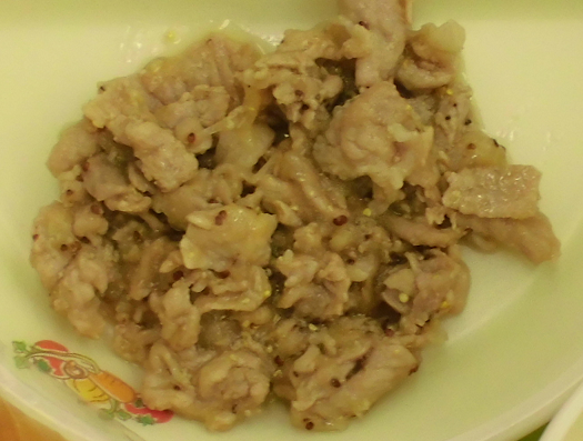 豚肉のハニーマスタード炒めの画像