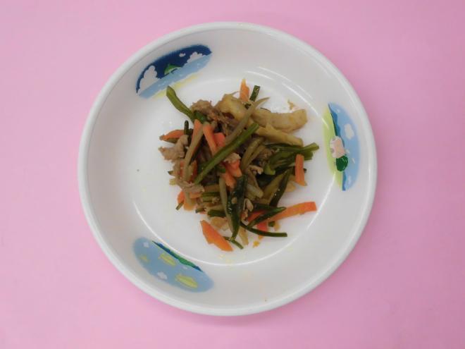 茎わかめの炒め物の画像