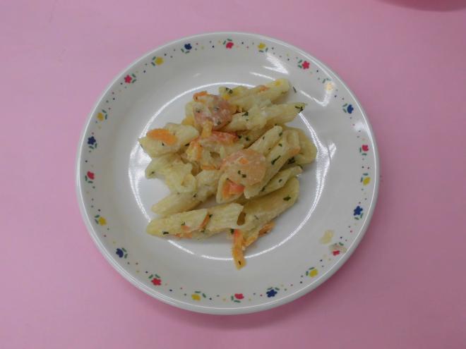 ペンネのクリームパスタの画像