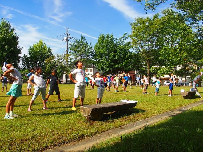 夏休みラジオ体操実施の画像1