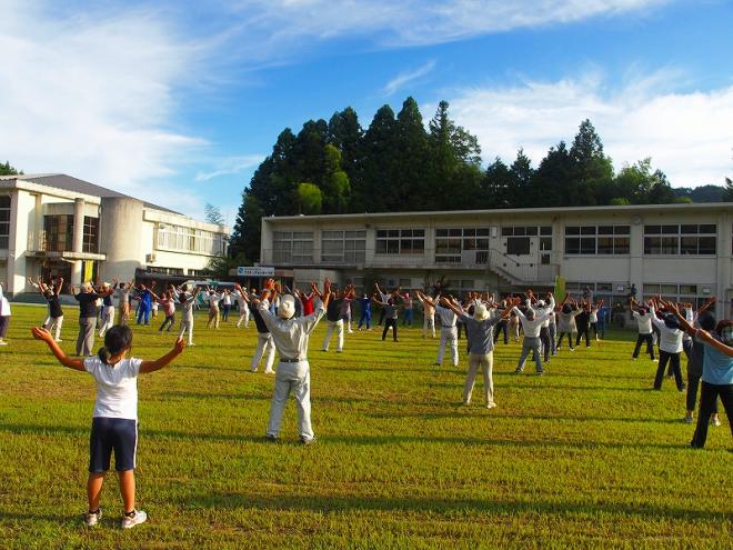 夏休みラジオ体操実施の画像1