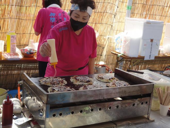 大野夏祭りお好み焼き