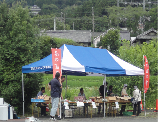 ほのぼの市テント