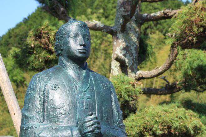 高山右近像