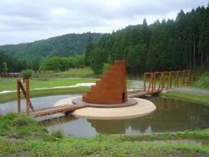 山上公園芸術の森の天文の塔の画像
