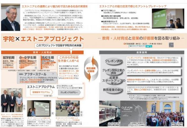 宇陀エストニアプロジェクト　事業推進イメージ