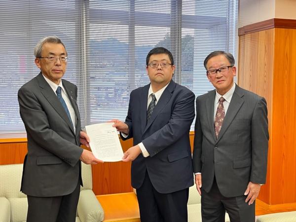 実施計画書（後期分）の答申に係る写真