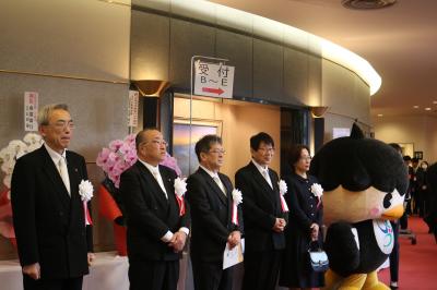 宇陀市市制20周年記念式典お出迎え風景