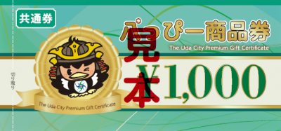 プレミアム商品券1000円分(共通券)