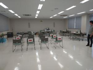 罹災証明受付会場写真