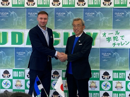 「クレボン」社CEOが来庁